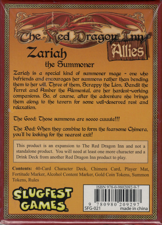 Red Dragon Inn Allies: Zariah the Summoner