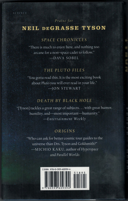 Astrophysics for People in a Hurry back cover
