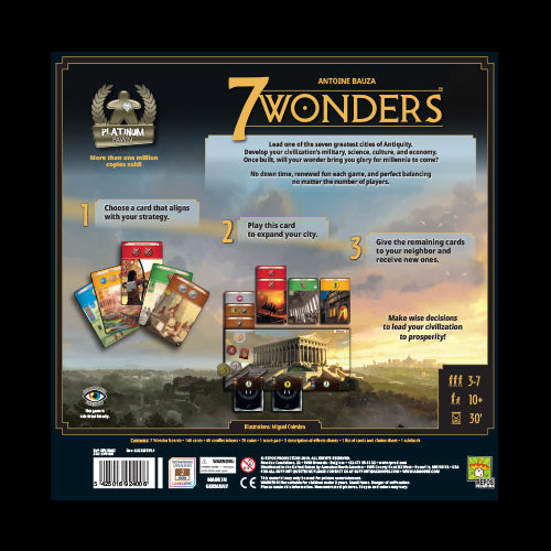 7 Wonders (new edition) back of box