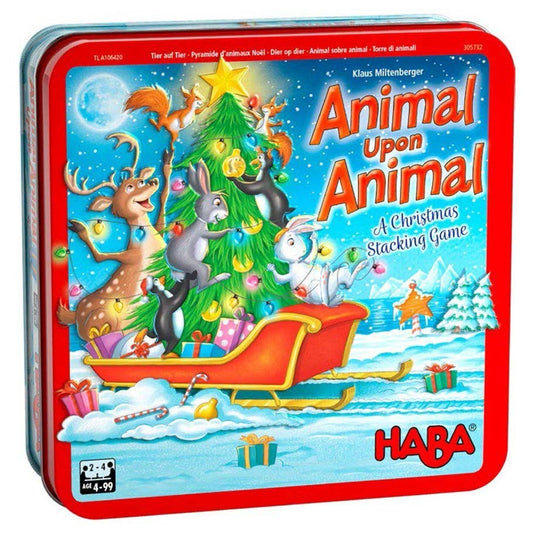 Animal Upon Animal - A Christmas Stacking Game (Tin Edition)