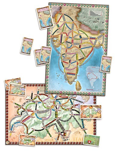 Ticket to Ride: India & Switzerland (Map Collection 2)