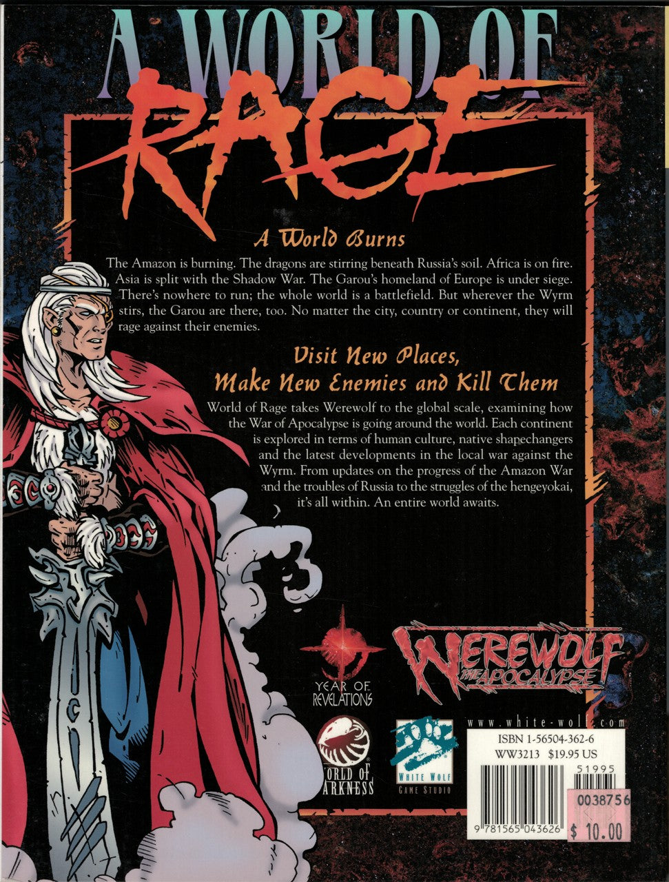 World of Rage Werewolf: The Apocalypse
