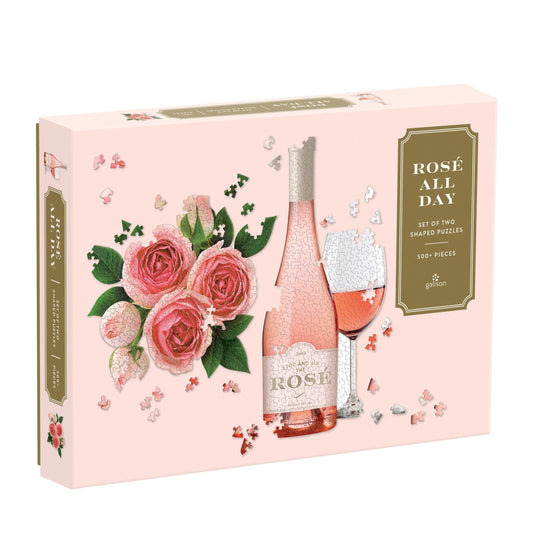 Rosé All Day 2 in 1 Shaped Jigsaw Puzzle
