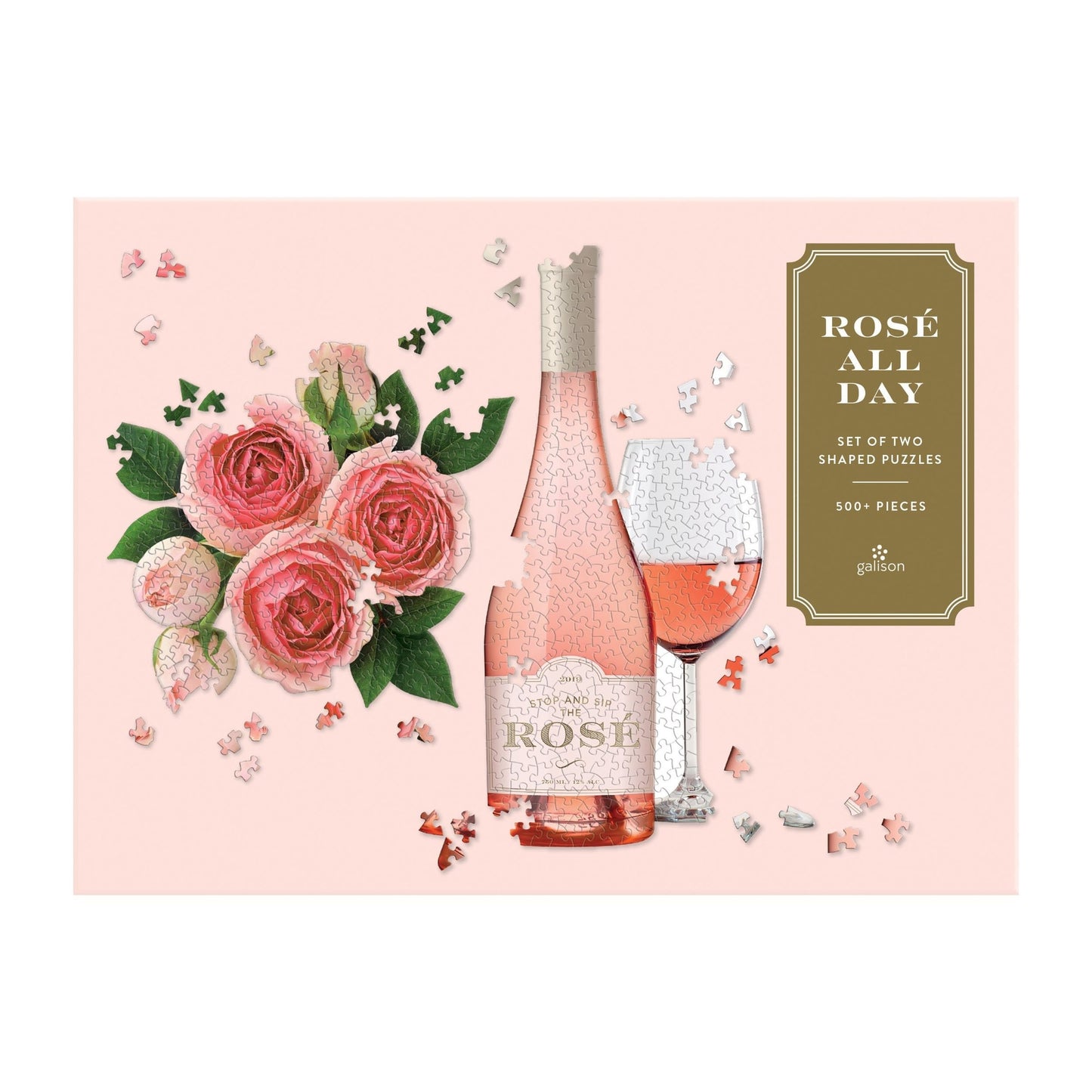 Rosé All Day 2 in 1 Shaped Jigsaw Puzzle