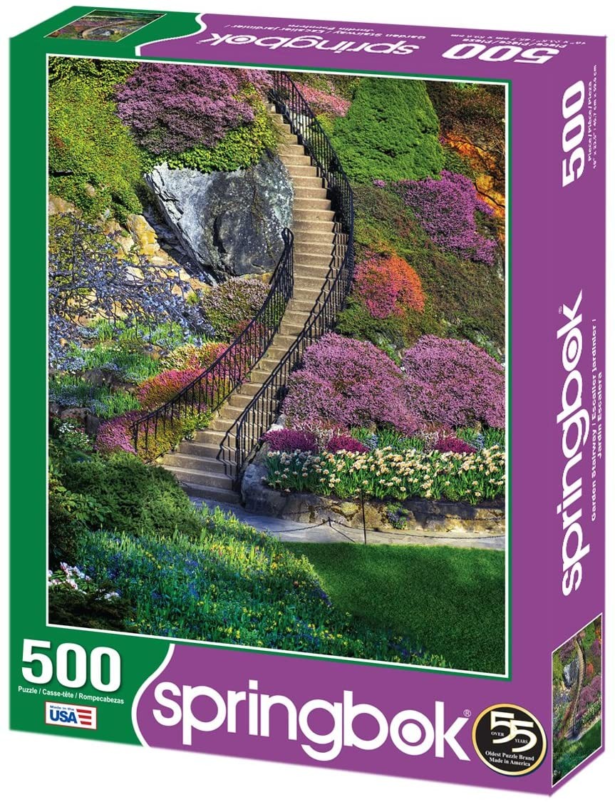 Garden Stairway 500 Piece Jigsaw Puzzle