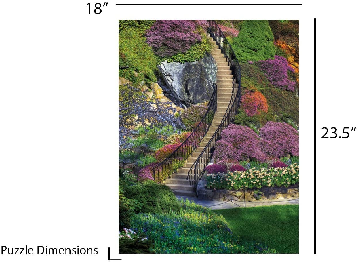 Garden Stairway 500 Piece Jigsaw Puzzle