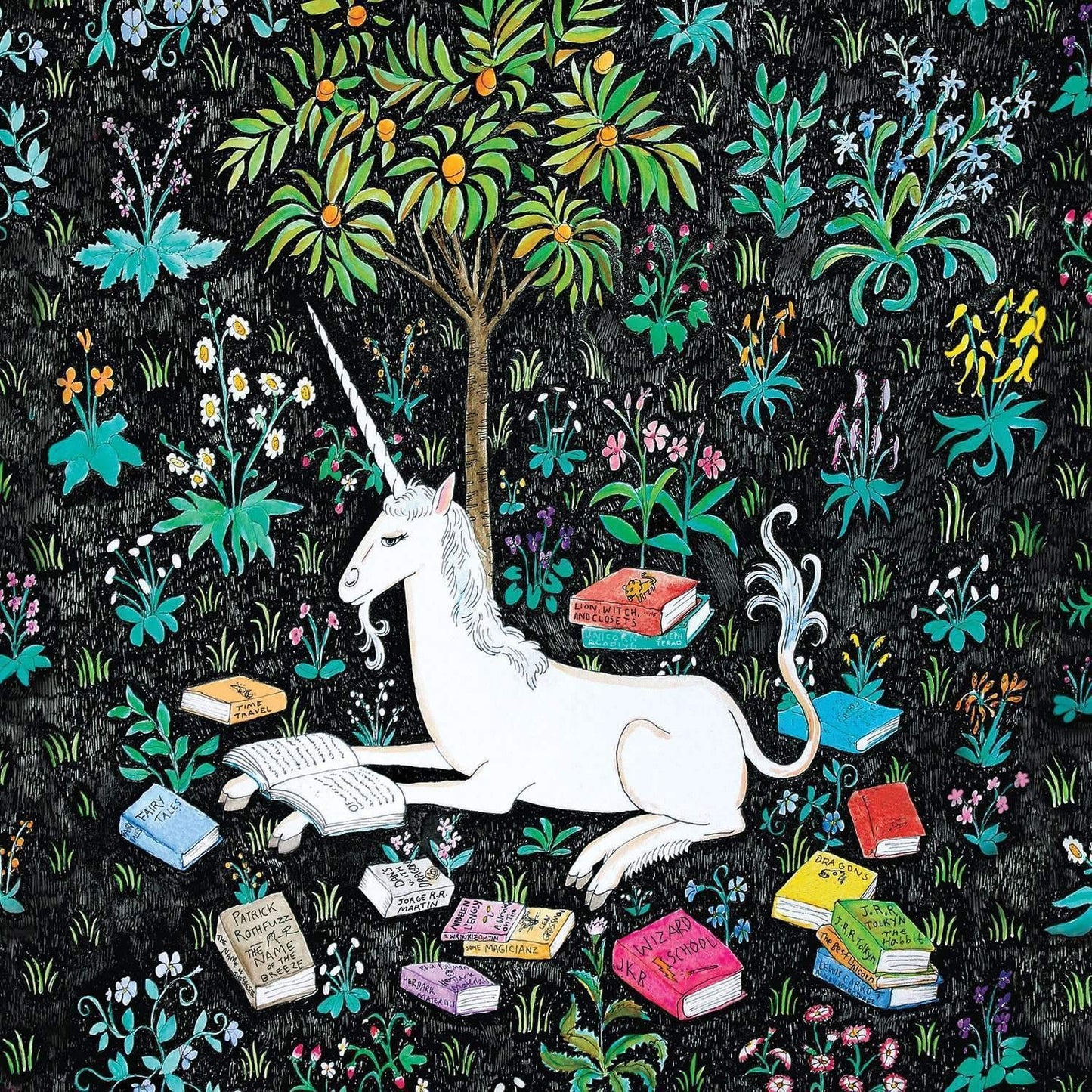 Unicorn Reading 500 Piece Jigsaw Puzzle