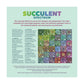 Succulent Spectrum 500 Piece Jigsaw Puzzle