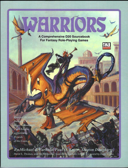 Warriors A Comprehensive D20 Sourcebook