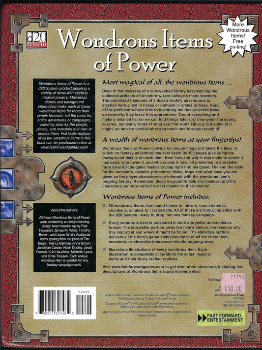 Wonderous Items of Power (d20 System) (D&D 3rd Edition)