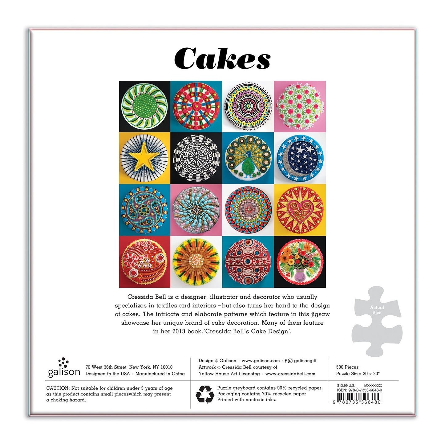 Cakes 500 Piece Jigsaw Puzzle