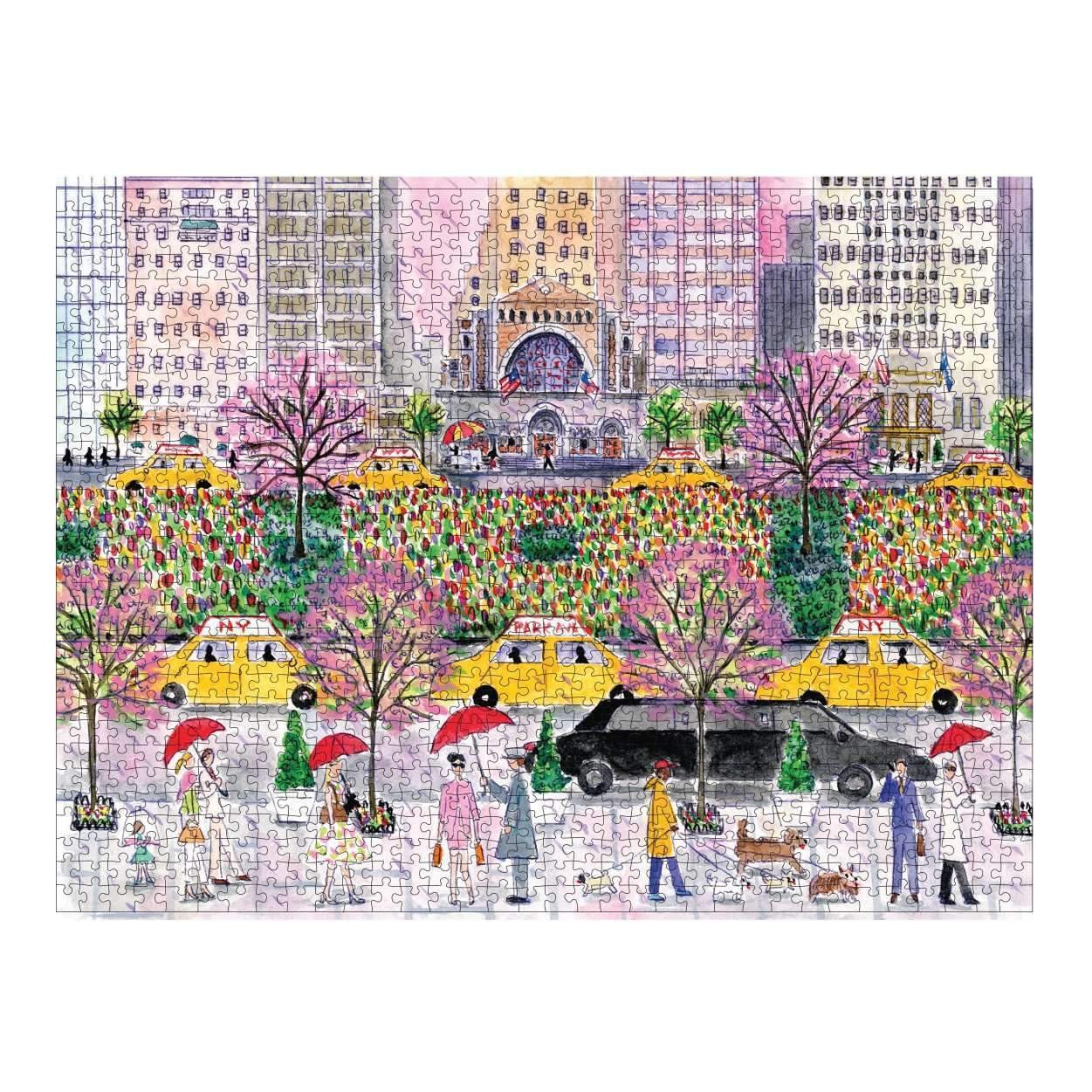 Michael Storrings Spring on Park Avenue 1000 Piece Jigsaw Puzzle