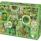 Green 1000 Piece Jigsaw Puzzle