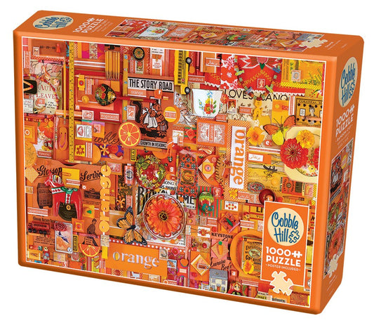 Orange 1000 Piece Jigsaw Puzzle