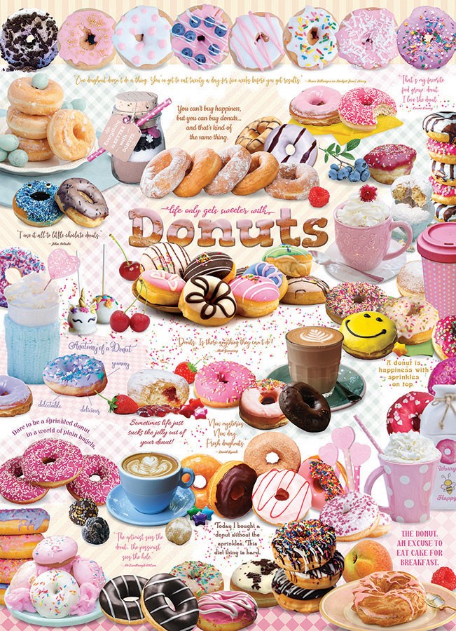 Donut Time 1000 Piece Jigsaw Puzzle