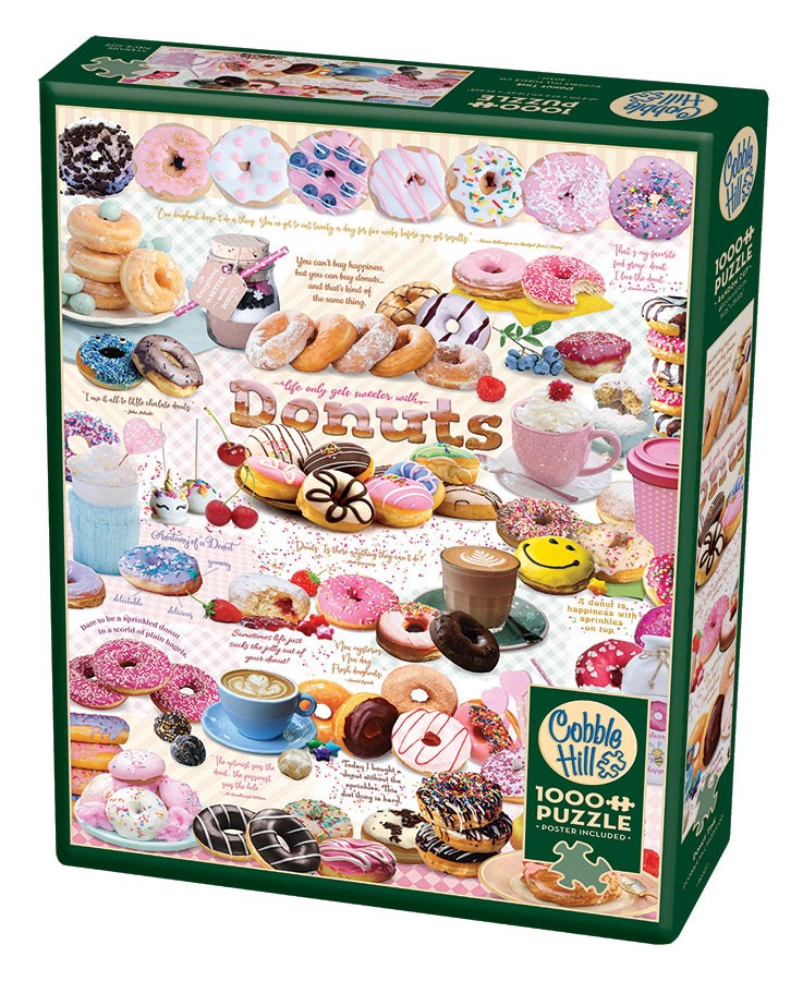 Donut Time 1000 Piece Jigsaw Puzzle