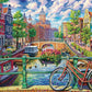 Amsterdam Canal 1000 Piece Jigsaw Puzzle image