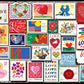 Love Stamps 1000 Piece Jigsaw Puzzle image