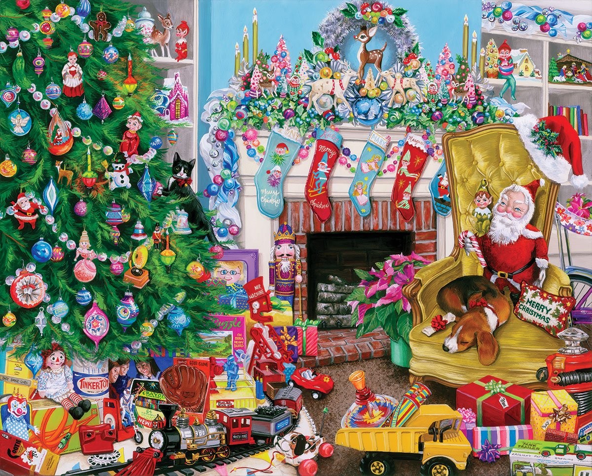 Christmas Toys 1000 Piece Jigsaw Puzzle image