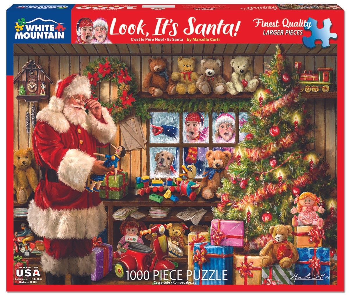 Look, It's Santa! 1000 Piece Jigsaw Puzzle