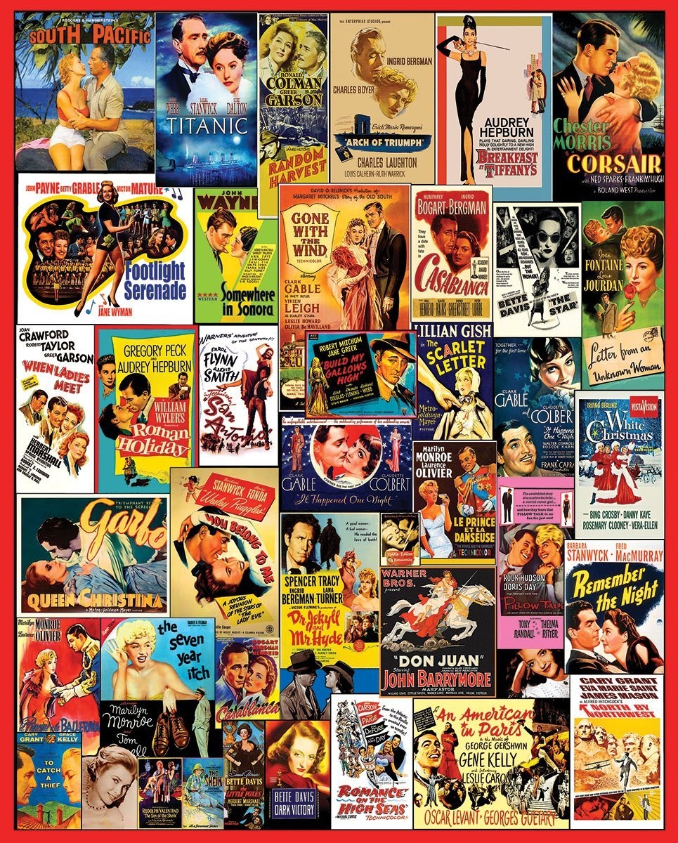 Movie Posters 1000 Piece Jigsaw Puzzle image
