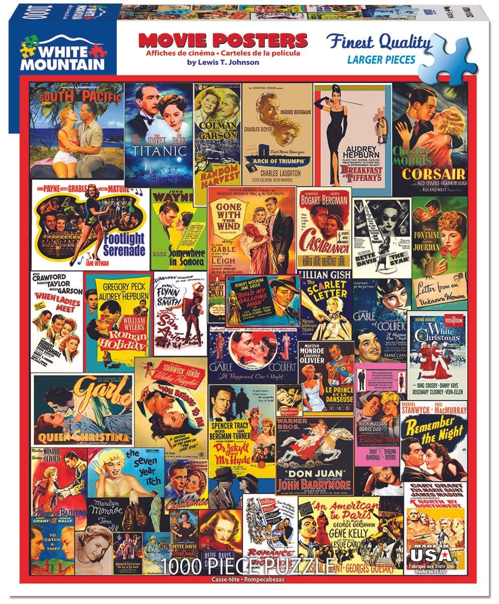Movie Posters 1000 Piece Jigsaw Puzzle
