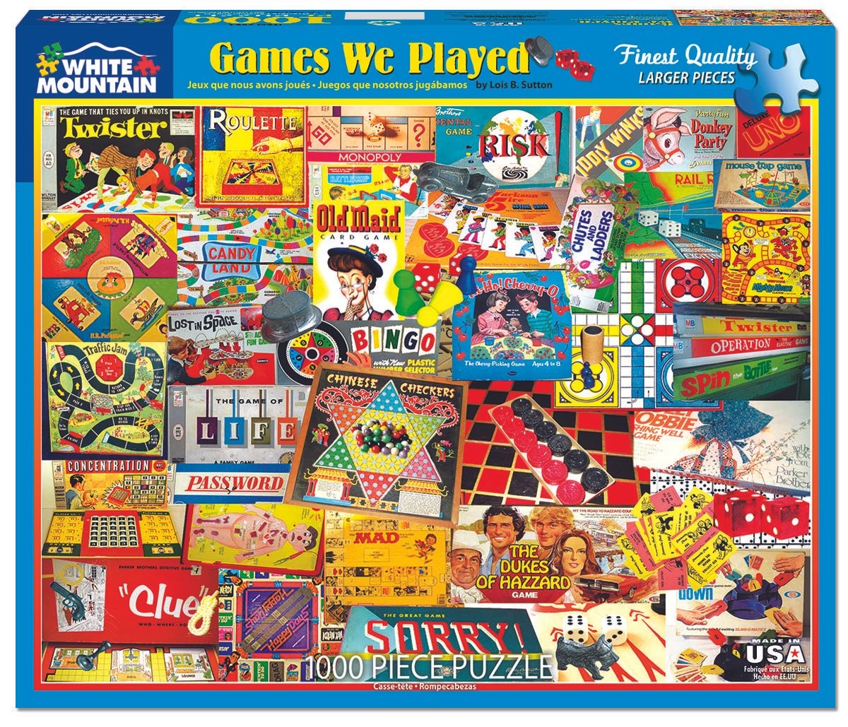 Games We Played 1000 Piece Jigsaw Puzzle