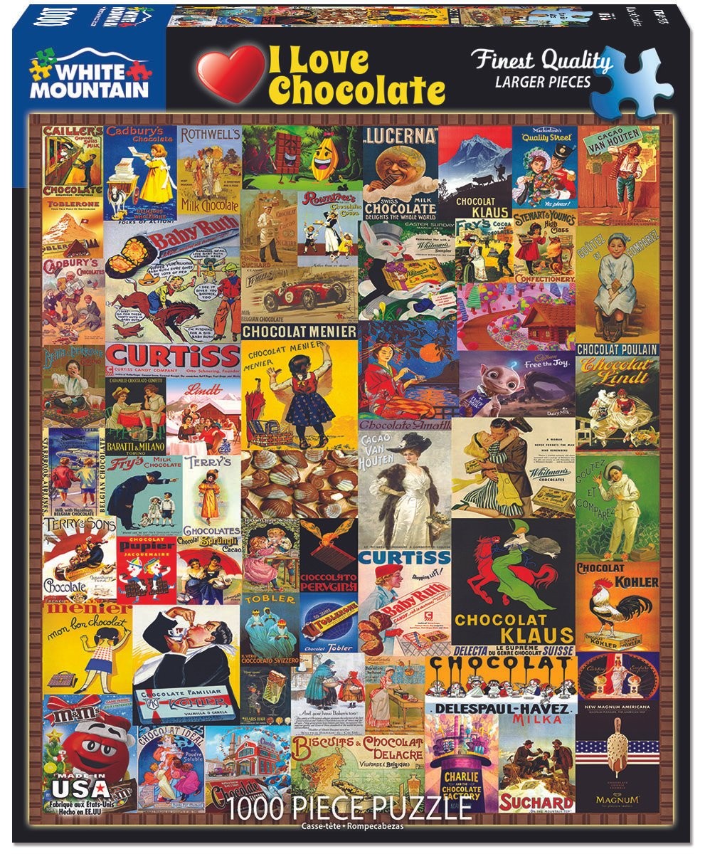 I Love Chocolate 1000 Piece Jigsaw Puzzle