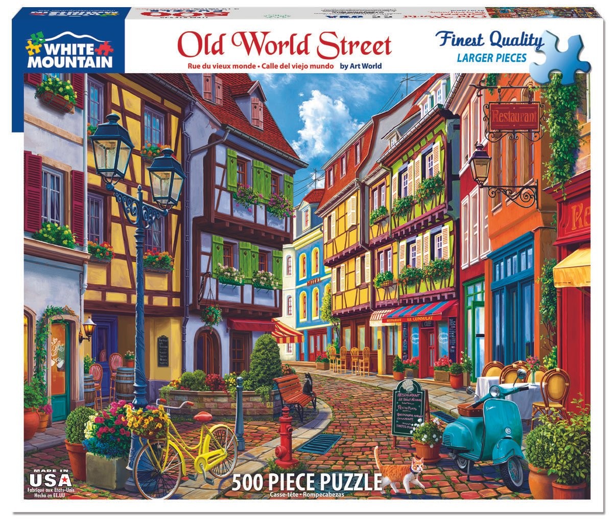 Old World Street 500 Piece Puzzle