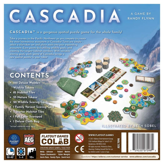 Cascadia back of box