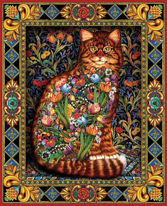 Tapestry Cat 1000 Piece Puzzle picture