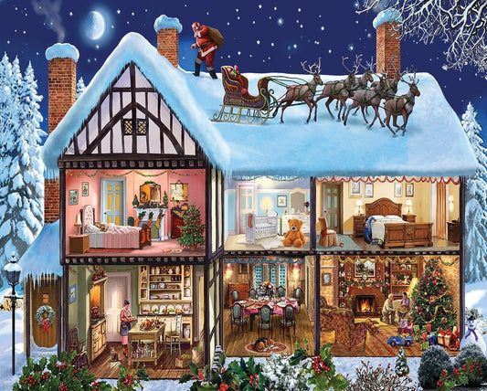 Christmas House 1000 Piece Jigsaw Puzzle image
