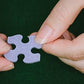 Back of a White Mountain Puzzle piece