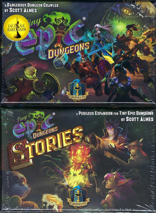 Tiny Epic Dungeons Deluxe + Stories expansion