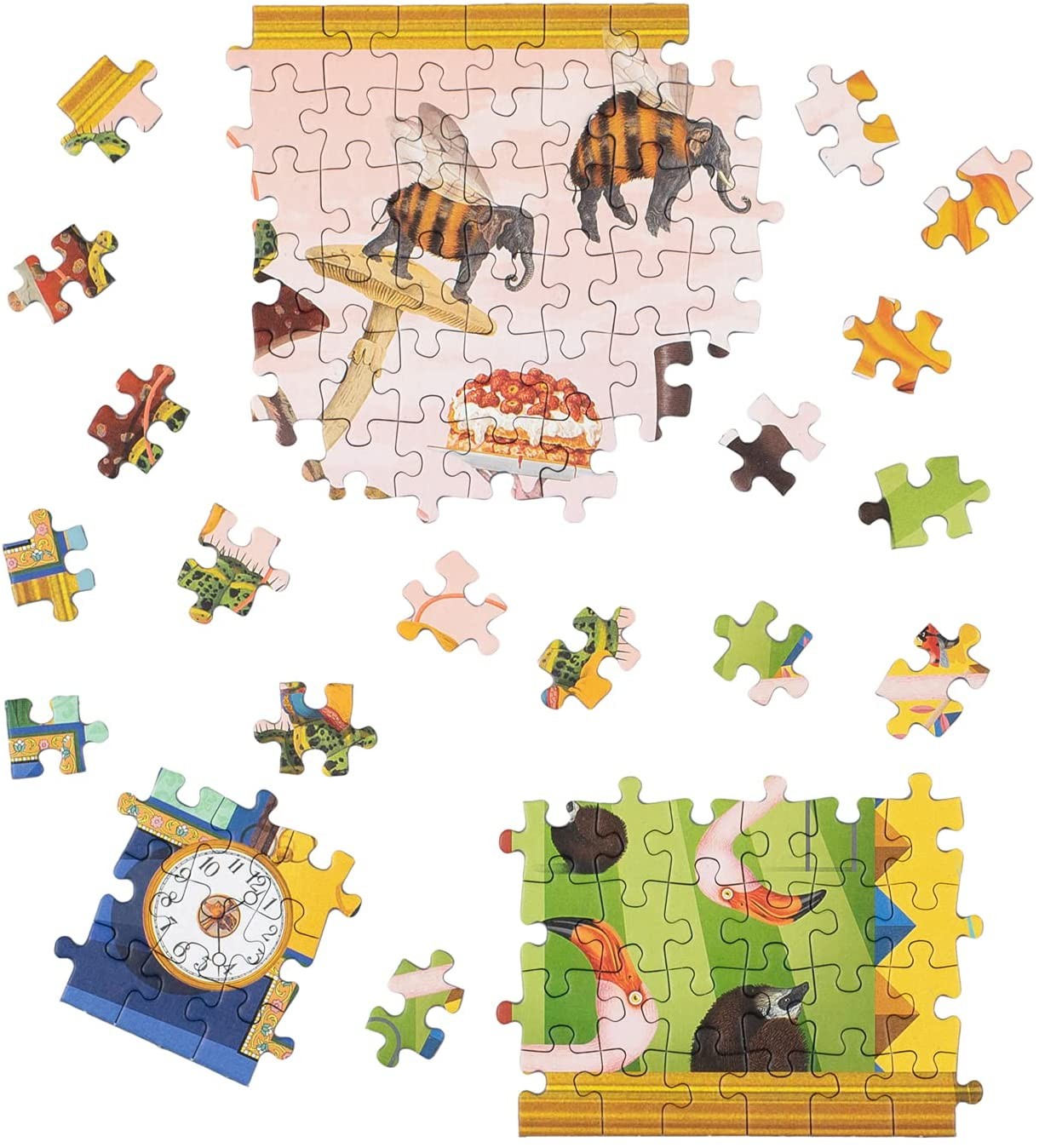 Alice's Wonderland 1000 Piece Jigsaw Puzzle in progress
