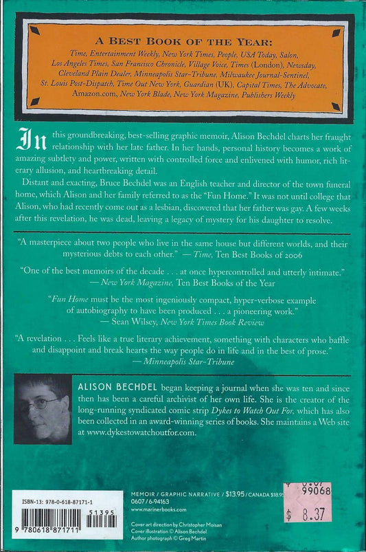 Fun Home back cover