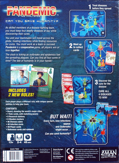 Pandemic & On The Brink back of box