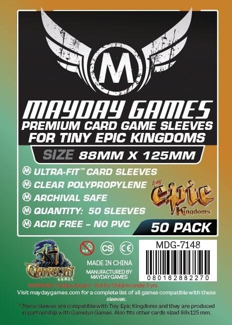 Card Sleeves: Premium 88mm x 125mmm - 50 pack