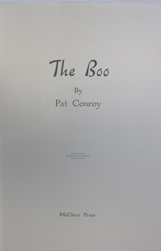 The Boo title page
