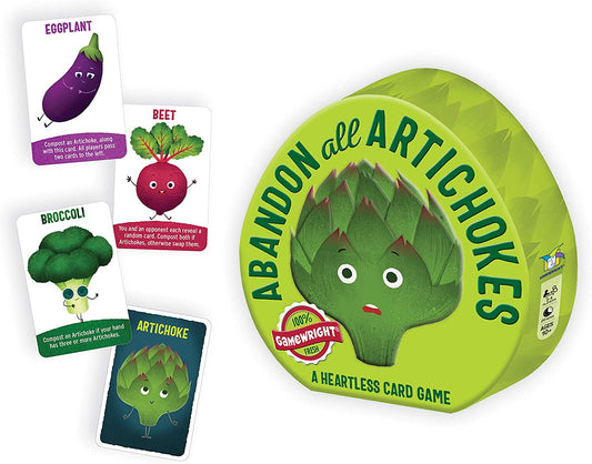 Abandon all Artichokes with sample cards