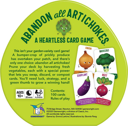 Abandon all Artichokes back of box