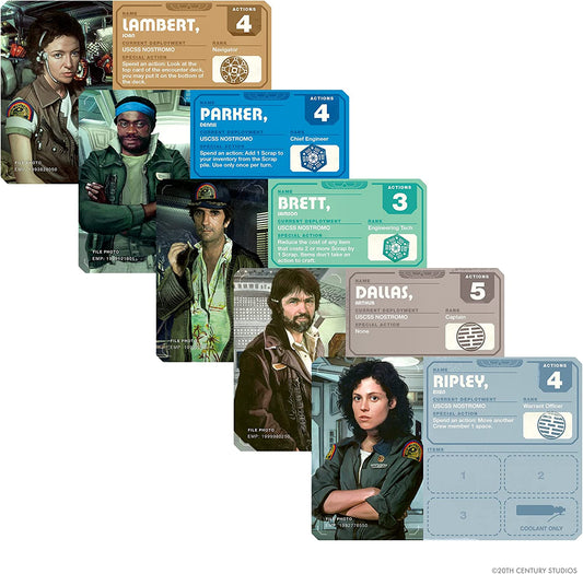 Alien: Fate of the Nostromo character cards