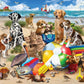 Beach Buddies 500-Piece Puzzle by White Mountain Puzzles