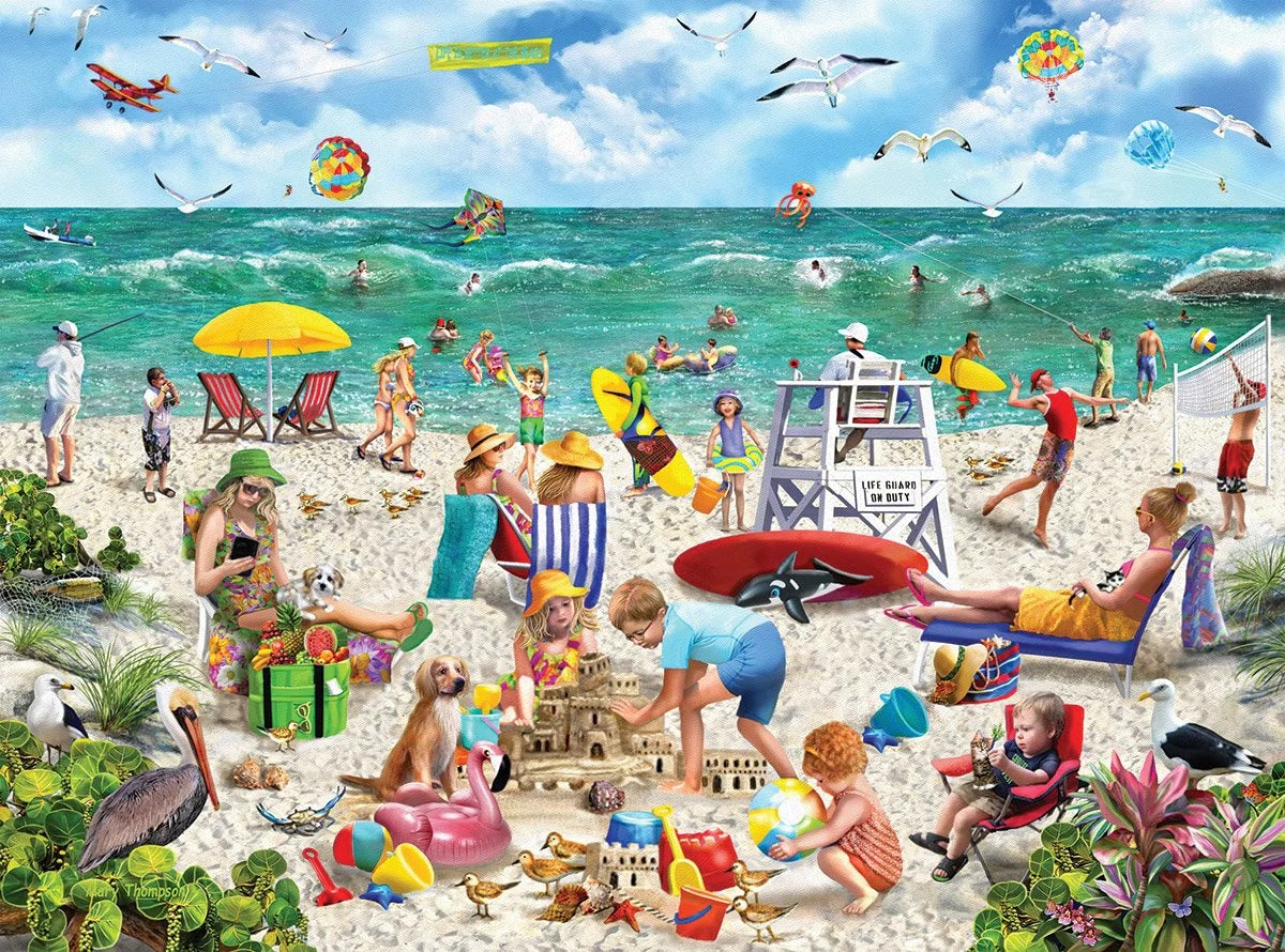 Beach Day Seek & Find 1000 Piece Puzzle picture