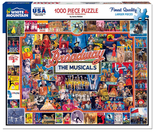 Broadway: The Musicals 1000 Piece Jigsaw Puzzle