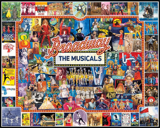 Broadway: The Musicals 1000 Piece Jigsaw Puzzle image