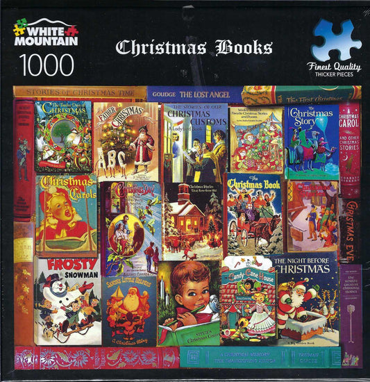 Christmas Books 1000 Piece Small Format Jigsaw Puzzle