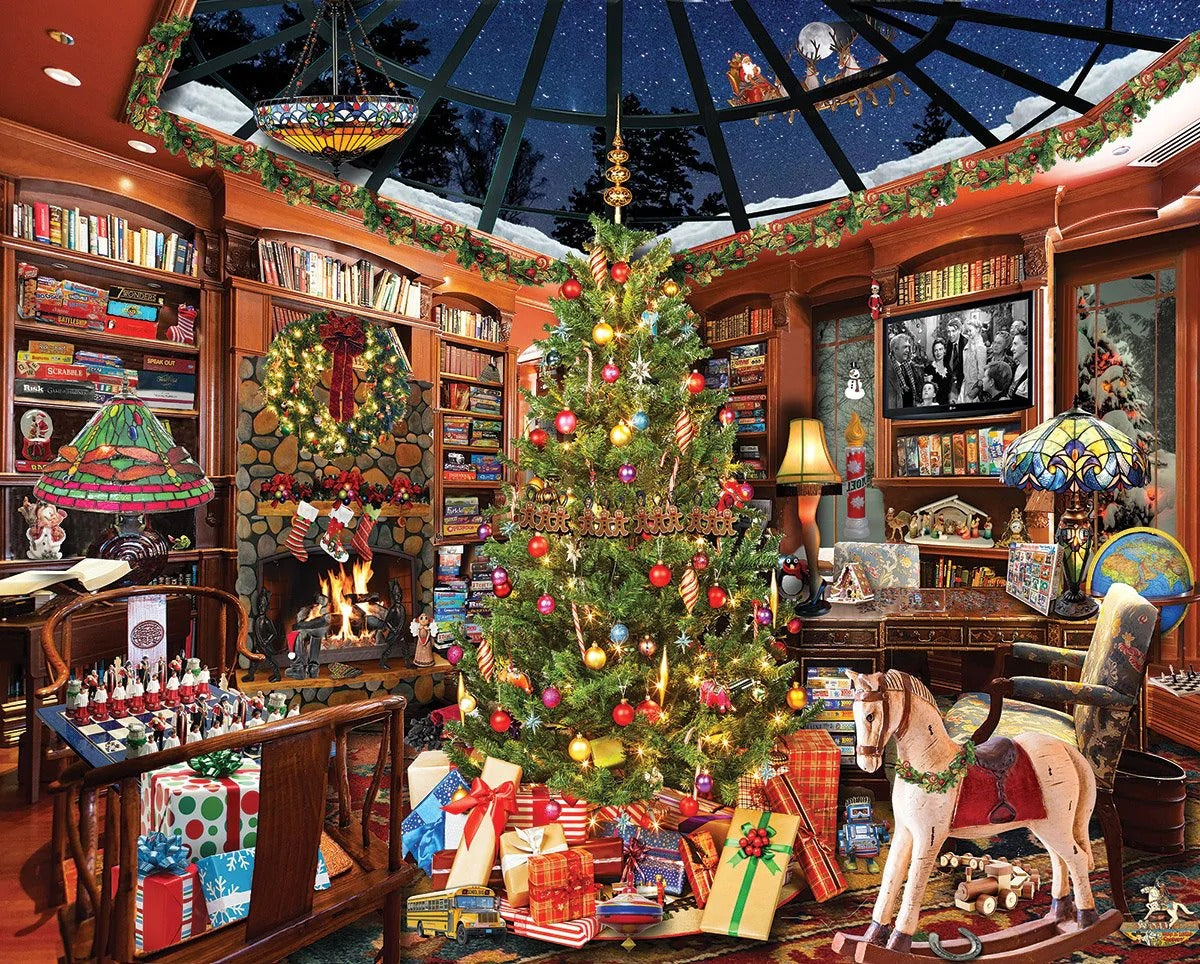Christmas Seek & Find 1000 Piece Jigsaw Puzzle by White Mountain Puzzles