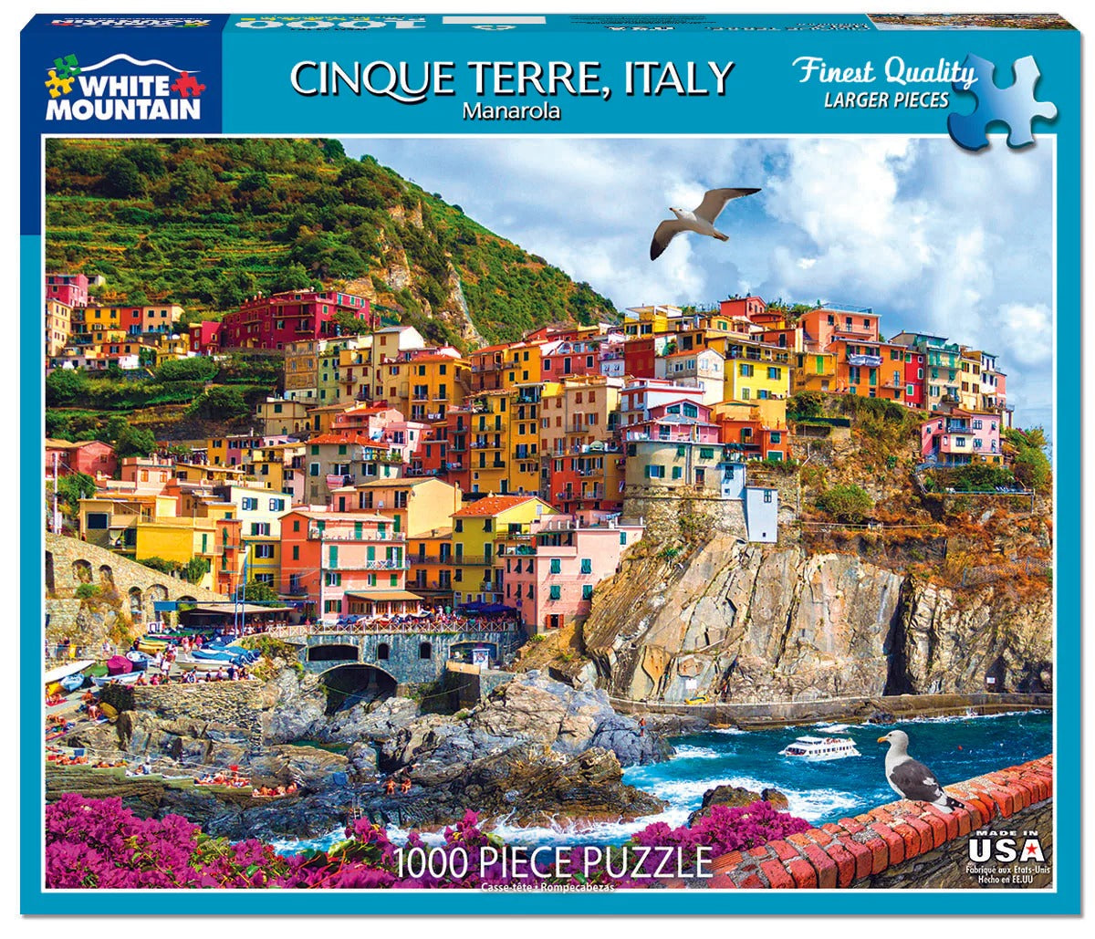 Cinque Terre, Italy 1000 Piece Jigsaw Puzzle by White Mountain