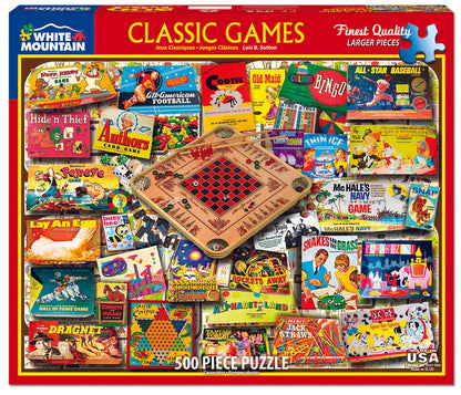 Classic Games 500 Piece Jigsaw Puzzle